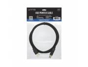 CABLE USB PRINTER UNNO CB4006BK 1.8m