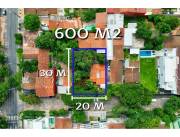 VENDO TERRENO EN BARRIO LOS LAURELES 600M2