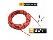 🔸Resistencia de silicona - Cable calefactor de fibra de carbono - 5 metros - Pro Instrume