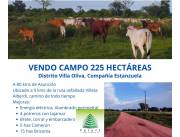 CAMPO EN ESTANZUELA VILLA OLIVA DE 225 HAS PARA GANADERÍA