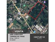 EN VENTA 8HAS EN YPANE A 1 CUADRA DE LA RUTA