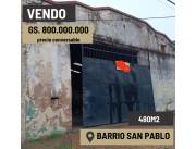 SE VENDE TINGLADO BARRIO SAN PABLO