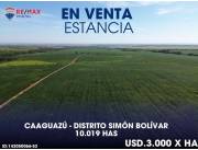 VENDO ESTANCIA EN CAAGUAZU SIMON BOLIVAR