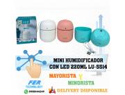 MINI HUMIDIFICADOR CON LED 220ML LU-5514