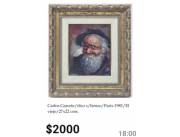 Vendo óleo sobre lienzo pintor Carlos garceta el viejo