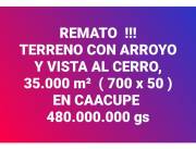 OFERTA TERRENO CON ARROYO