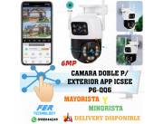 CAMARA DOBLE P/ EXTERIOR APP ICSEE P6-QQ6