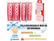 PILA RECARGABLE MOX AA X8 5000MAH