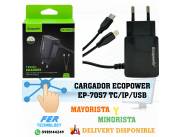 CARGADOR ECOPOWER EP-7057 TC/IP/USB