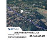 VENDO TERRENO DE 1.000 m² EN ALTOS