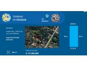 Vendo terreno de 895 m2 en Itaugua