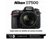 Cámara Nikon D7500 Kit 18-140mm VR. Adquirila en cuotas!