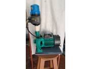 BOMBA DE AGUA AUTOMATIZADA.- 1 HP. 6000 LITROS X hora.- 3 bar.-