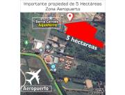 LUQUE, ASUNCIÓN: INIGUALABLES 5 HAS, P/ CRECIMIENTO INMOBILIARIO, RENTABILIDAD ASEGURADA.