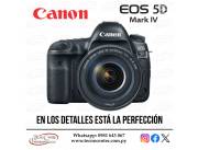 Cámara Canon EOS 5D Mark IV Kit 24-105mm. Adquirila en cuotas!