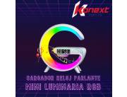 MINI LUMINARIA RGB CON CARGADOR RELOJ PARLANTE G63 15W