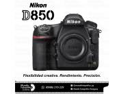 Cámara Nikon D850 Cuerpo. Adquirila en cuotas!