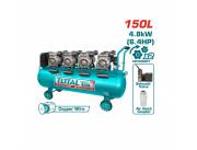 Compresor de aire 150Lts sin aceite 4,8Kw Total
