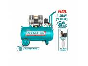 Compresor de aire 50Lts sin aceite 1,2Kw Total