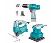 Combo Sierra/Lijadora/ Taladro 12v Total