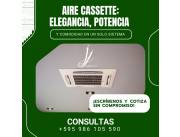 Mantén Tu Espacio Siempre Fresco, instala Aire Acondicionado Cassette