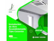 Optimiza Tu Clima con la Instalación de Aire Acondicionado Tipo Cassette