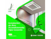 La Mejor Instalación de Aire Acondicionado Tipo Cassette para Tu Empresa