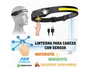 LINTERNA DE CABEZA CON SENSOR DE MOVIMIENTO