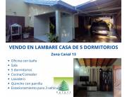 CASA EN LAMBARÉ ZONA CANAL 13