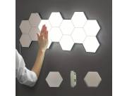 Luces LED táctil en forma de panal
