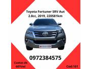 TOYOTA FORTUNER SRV AUT DISPONIBLE.