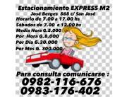 Estacionamiento express sobre jose Berges casi San José