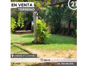 EN VENTA TERRENO EN LAMBARÉ