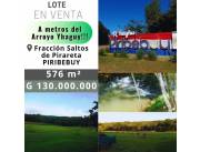 En venta precioso lote a orillas del arroyo Yhaguy ⛰🍃🌊