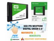 SSD 1TB WESTERN DIGITAL GREEN 2.5"