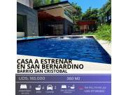 Vendo casa a estrenar en San Bernardino