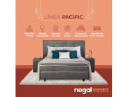SOMIER NOGAL PACIFIC DE 180 X 200 ANTIACAROS !! NUEVOS CON GARANTIA ! HACEMOS DELIVERY