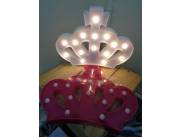 CORONA REINA LUMINOSA LED