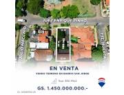 VENDO TERRENO EN BARRIO SAN JORGE