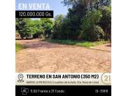EN VENTA TERRENO EN SAN ANTONIO - BARRIO LA MERCED.