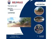 EN VENTA TERRENO SAN LORENZO LOTE GUAZU