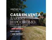 En venta casa en el Barrio Hipódromo en Asunción