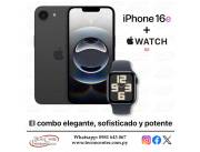 Combo iPhone 16e 128 GB + AppleWatch SE 2024. Adquirilo en cuotas!