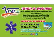 Ambulancia para cobertura de eventos