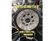 Llanta Deportiva BBS 15 4X100/114 8 NUEVOS EN CAJA