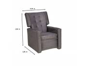 Sofá poltrona reclinable Franca