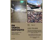 EN VENTA DEPOSITO EN BARRIO OBRERO - ASUNCIÓN.