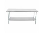 MESA DE TRABAJO TOKYO INDUSTRIAL INOX BV700-180BL CON ESTANTE !! NUEVOS CON GARANTÍA !!