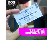 TARJETAS PERSONALES CON DISEÑO