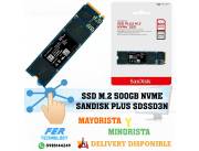 SSD M.2 500GB NVME SANDISK PLUS SDSSD3N
